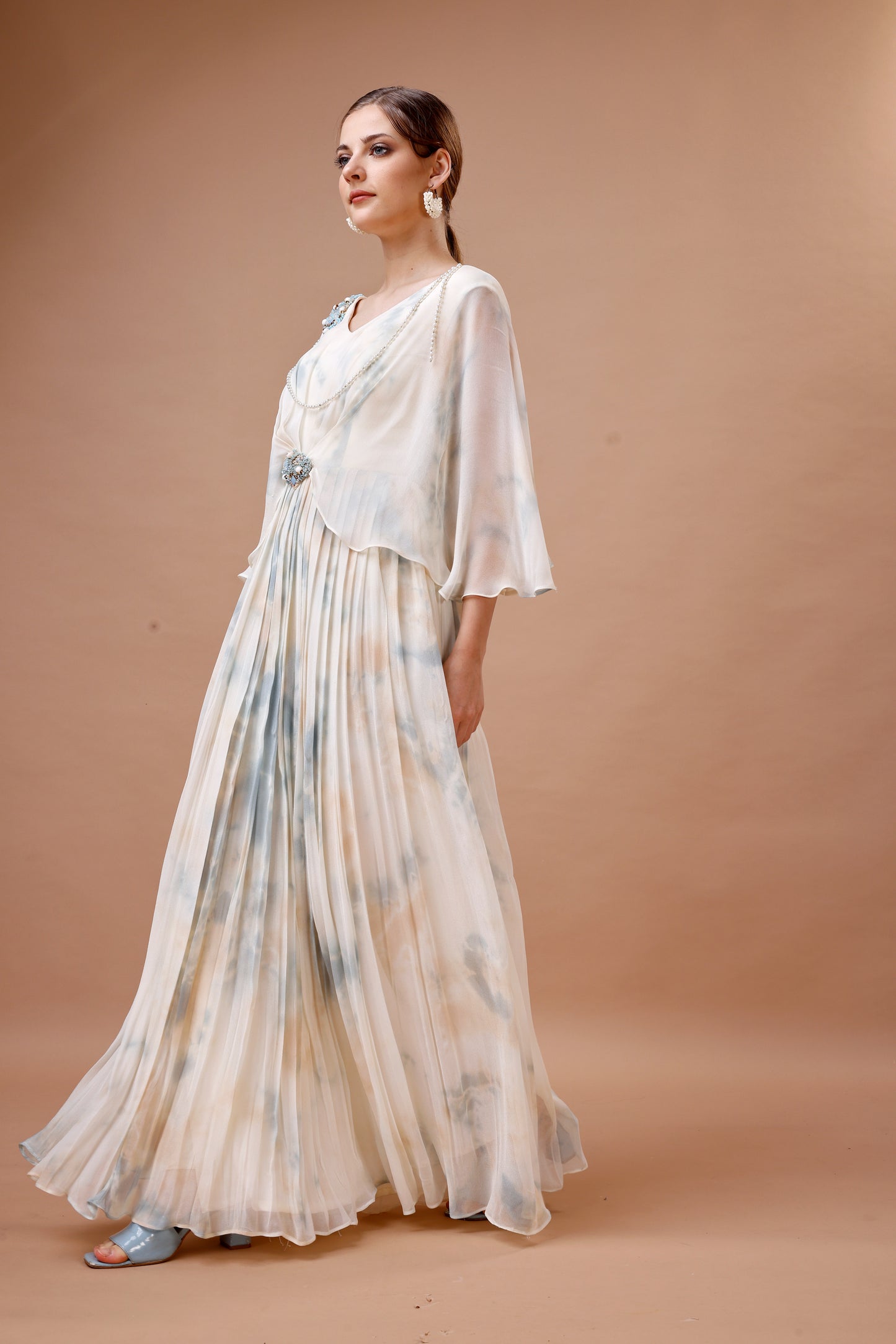 OFF WHITE TYE DYE DRESS