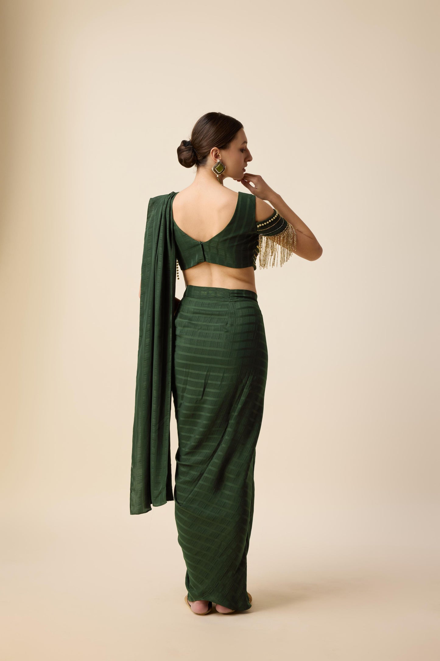 READY DRAPE SAREE WITH BLOUSE