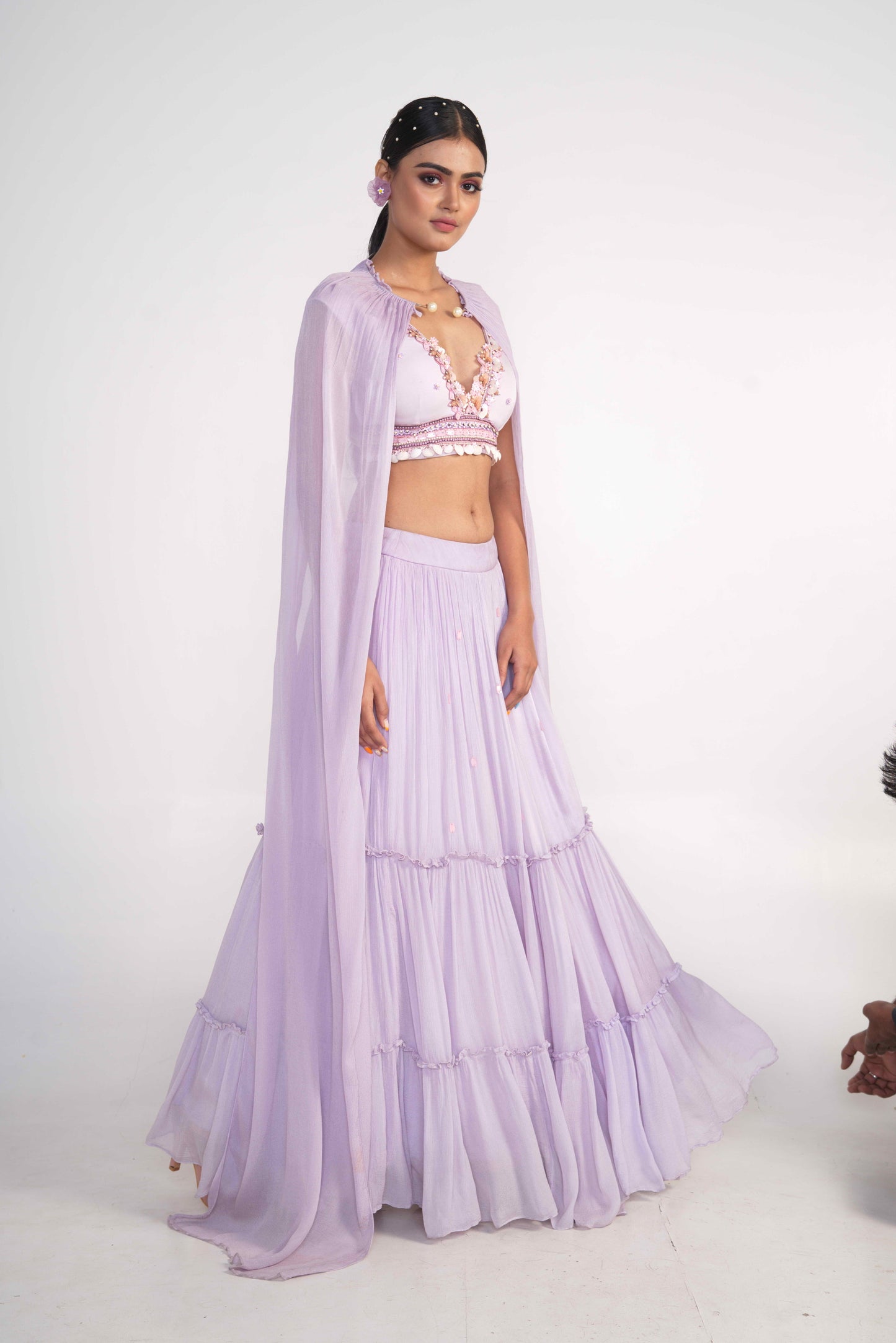 Lavender Lehenga set