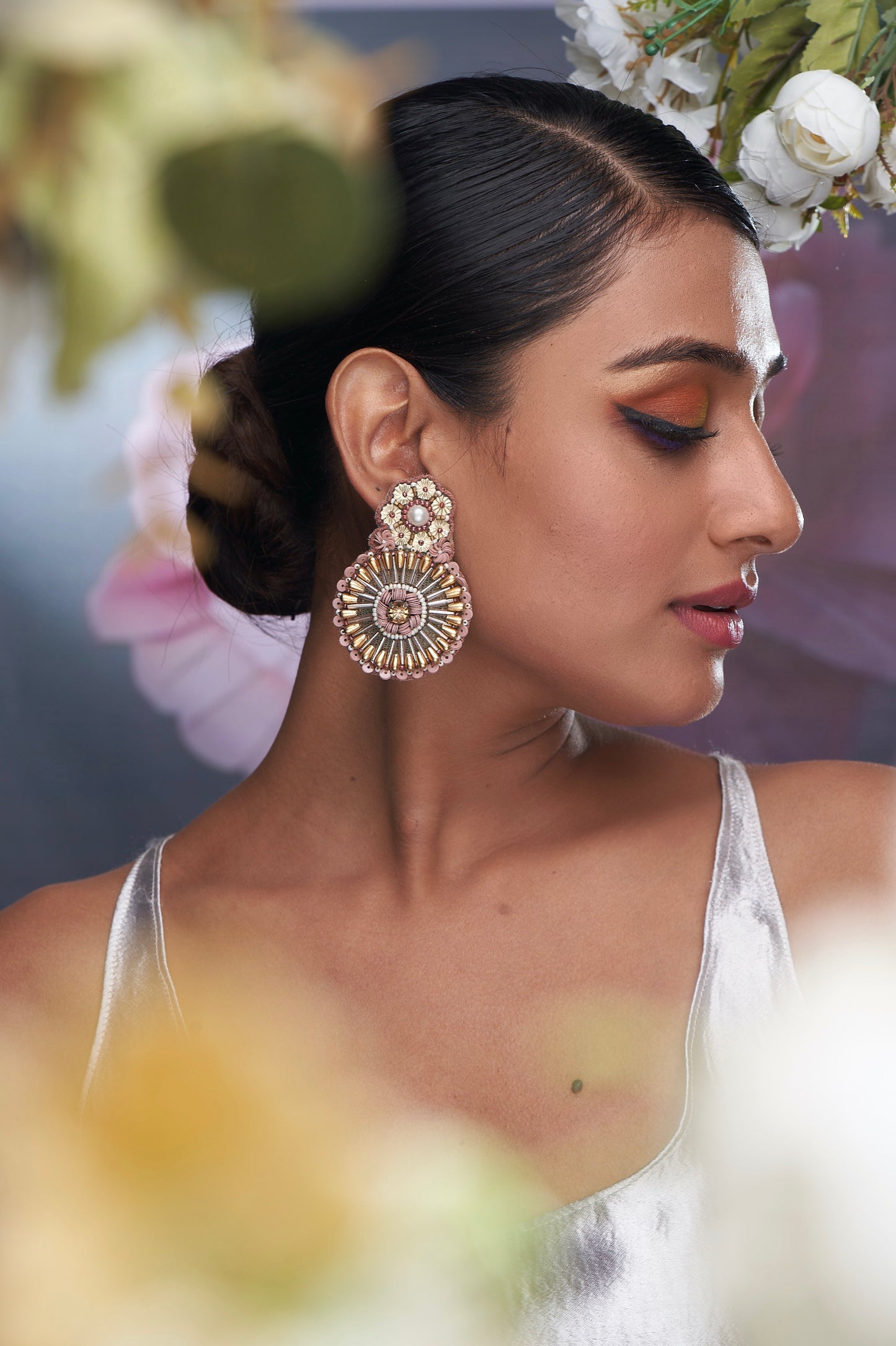 PAIR OF EARRINGS IN PINK