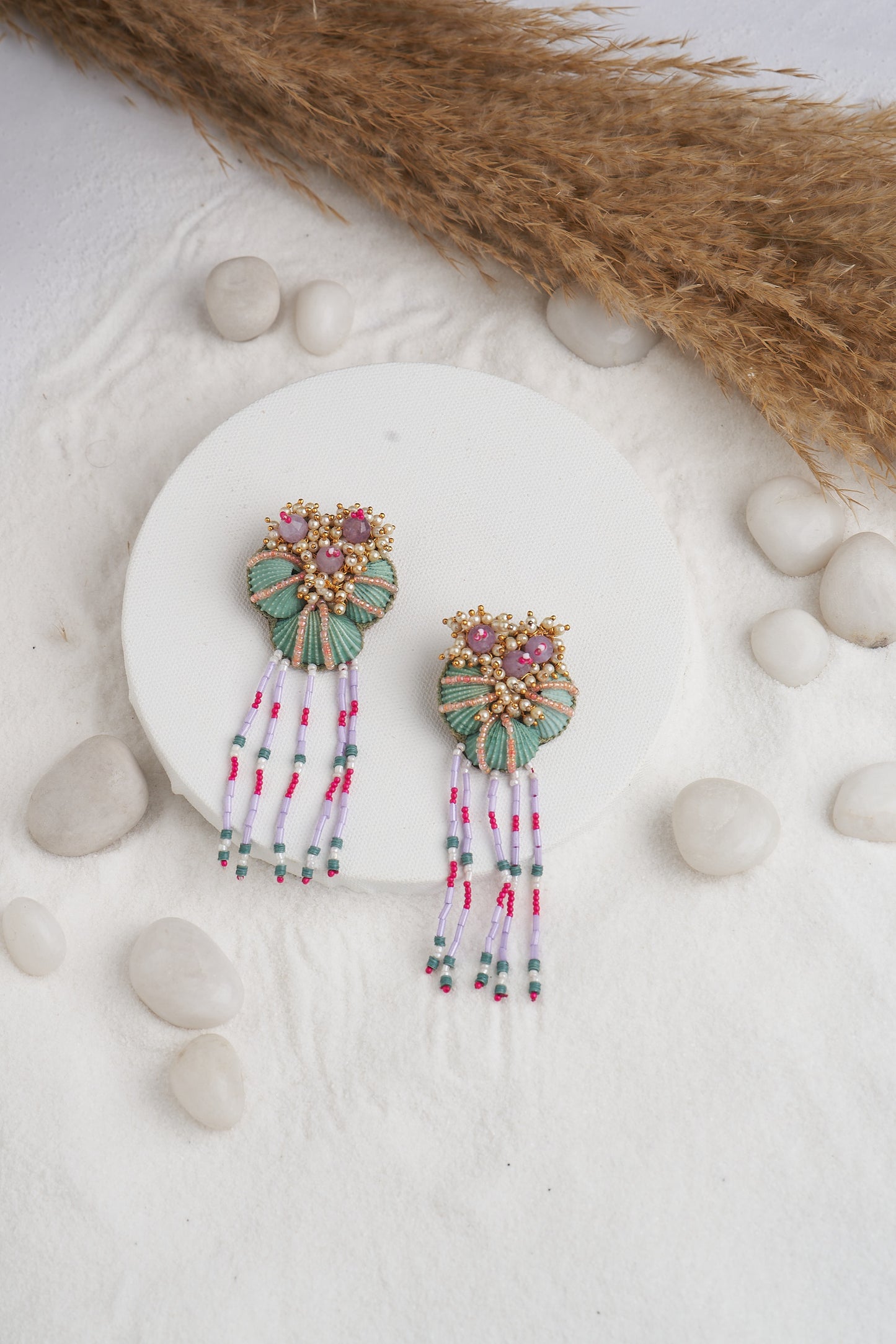 CHOKER SET IN MULTI COLOUR STONE