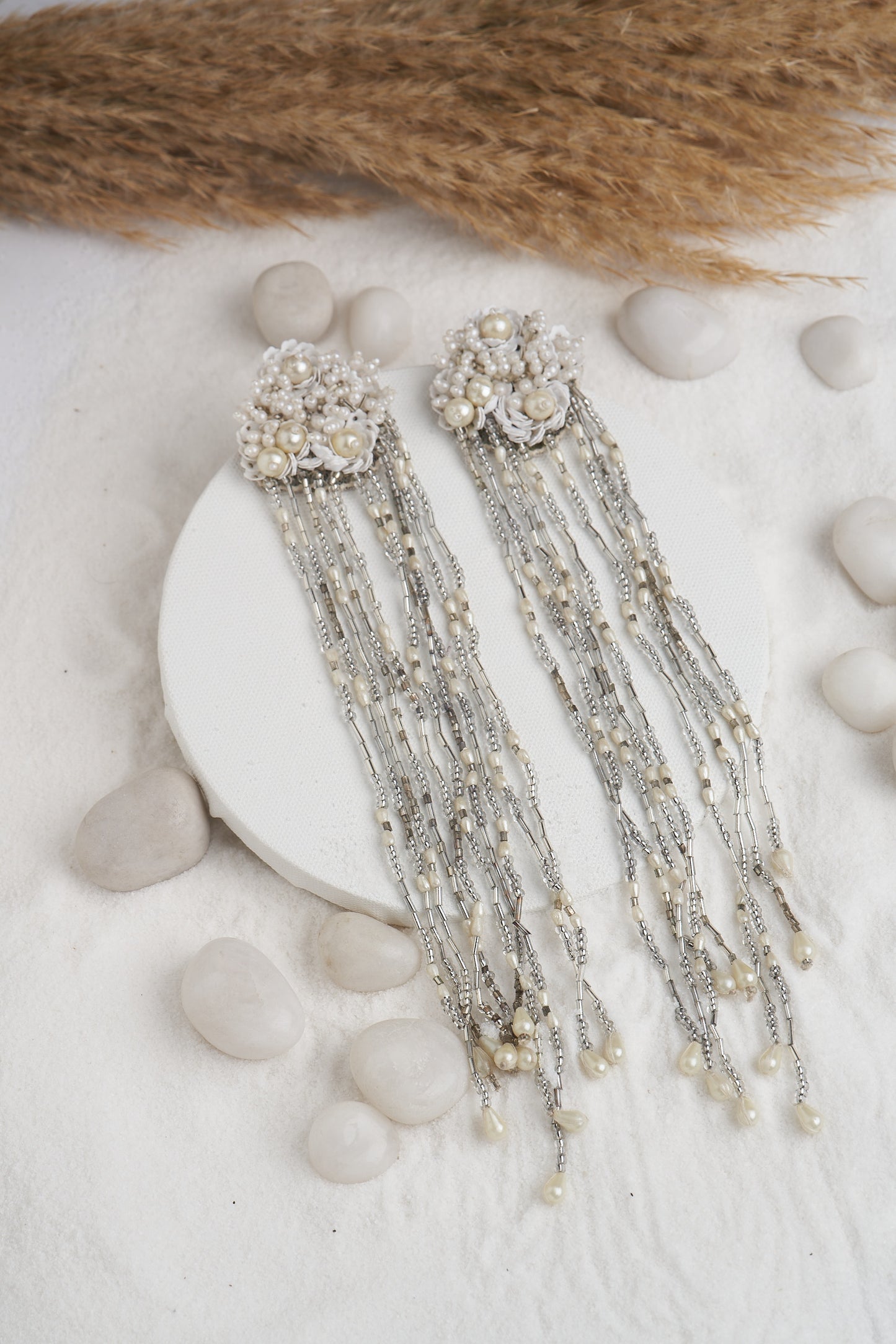 PAIR OF EARRING WITH SEQUIN WORK