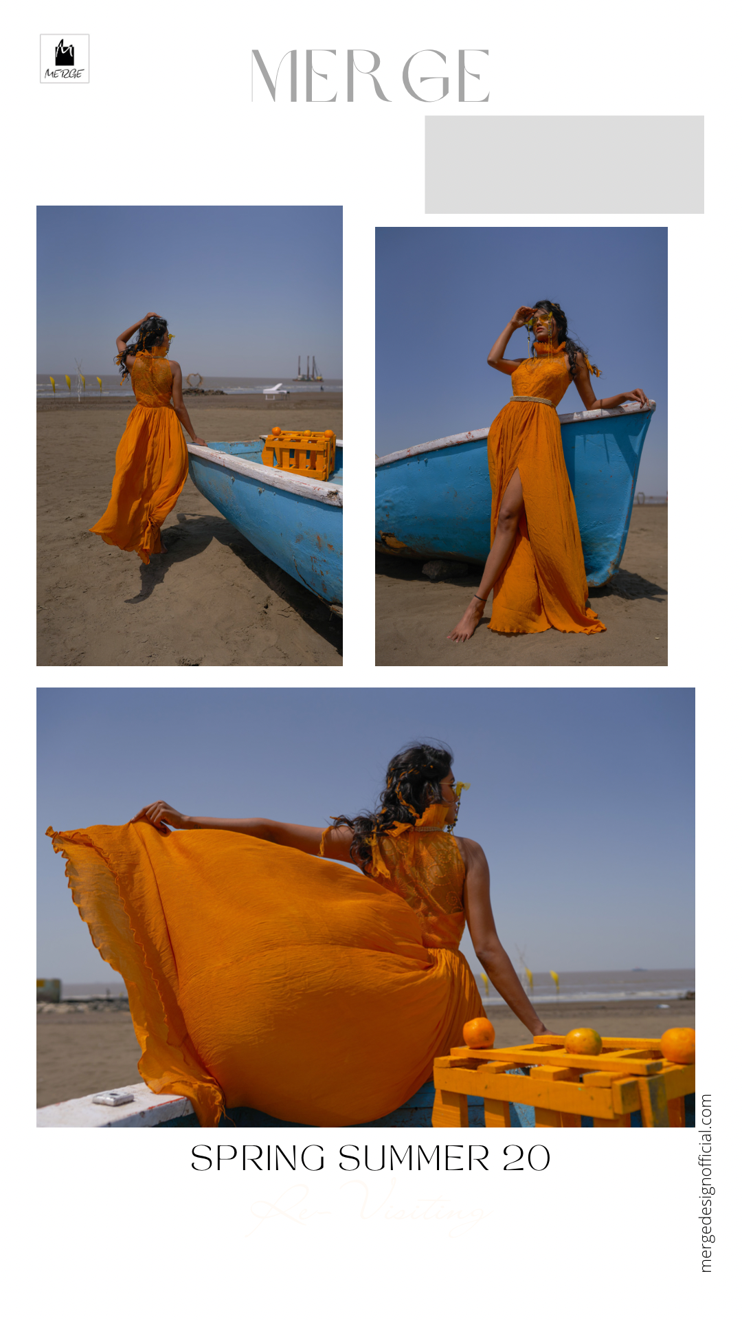 Mustard chiffon dress