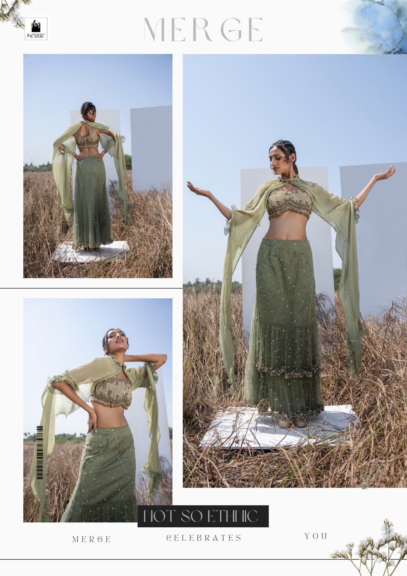 Shrug with Saree