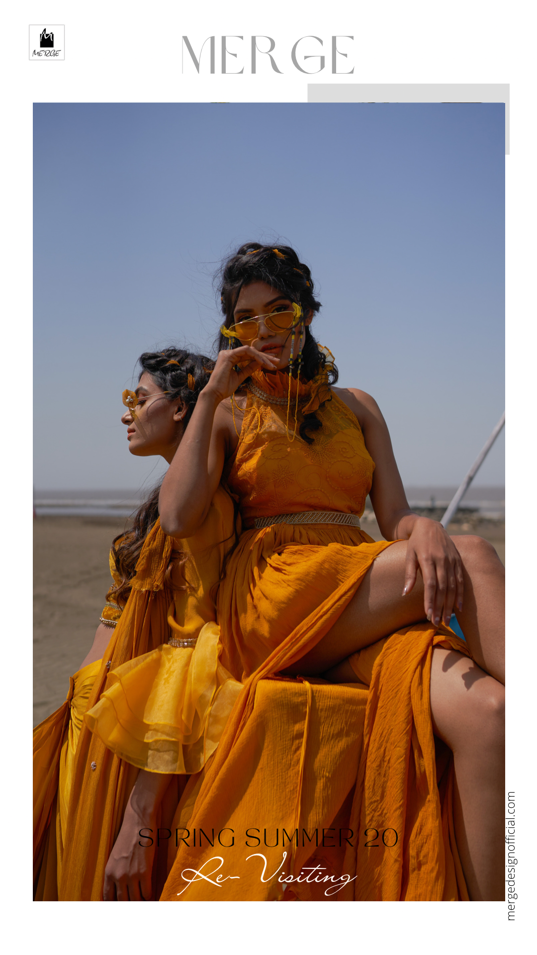 Mustard chiffon dress