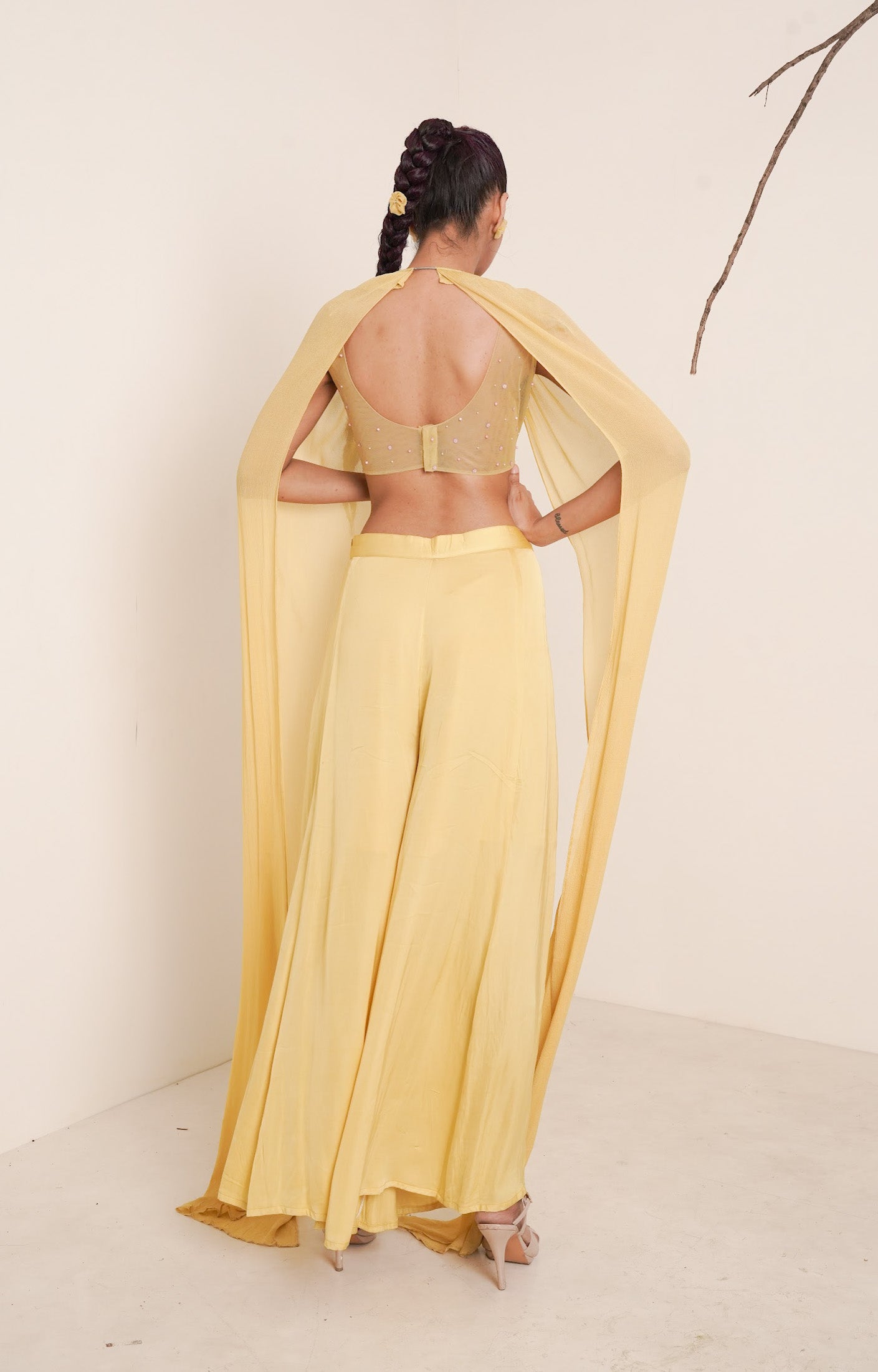 Crop top and pant set