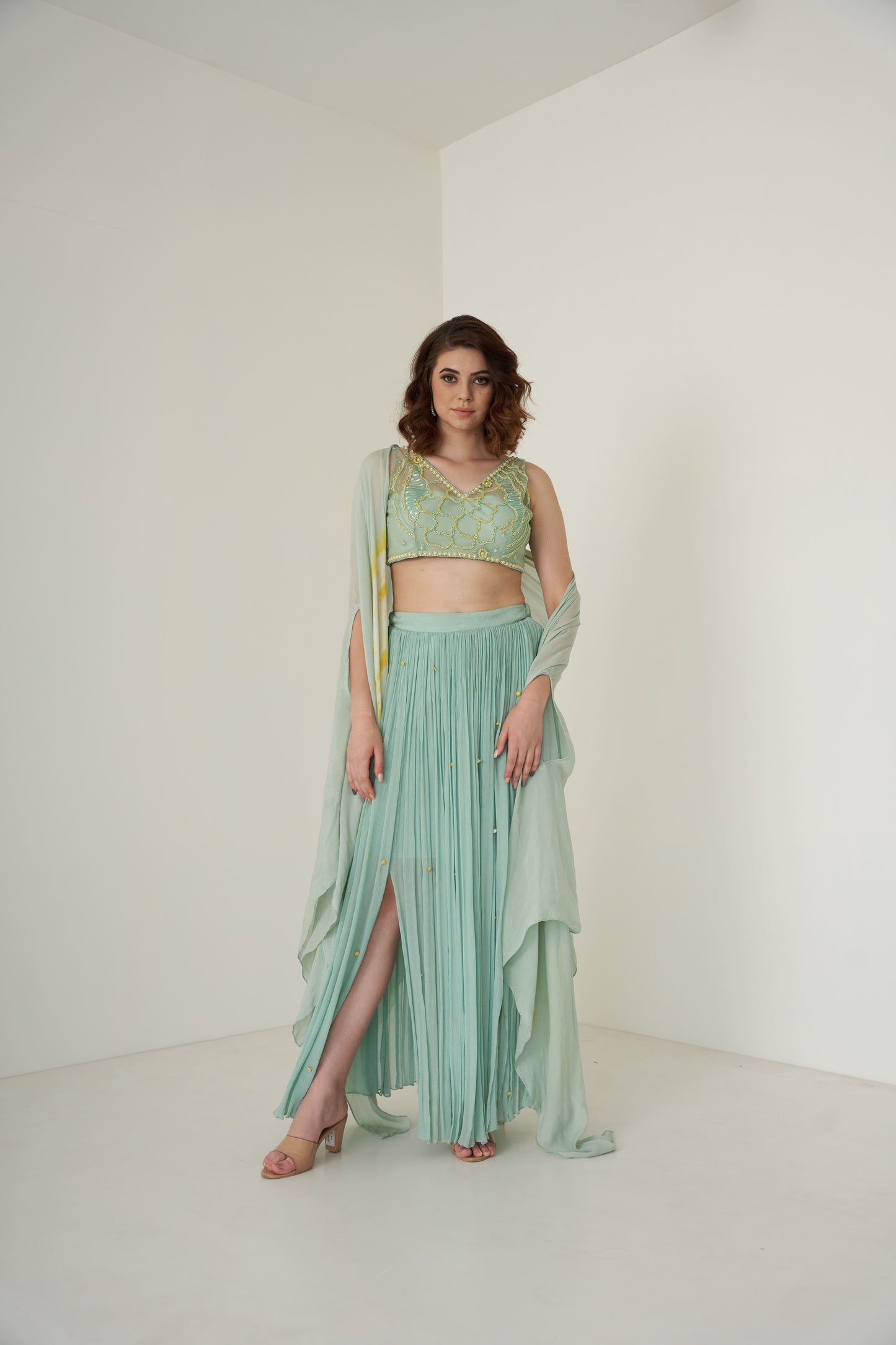 Blue Three-Piece Co-ord set