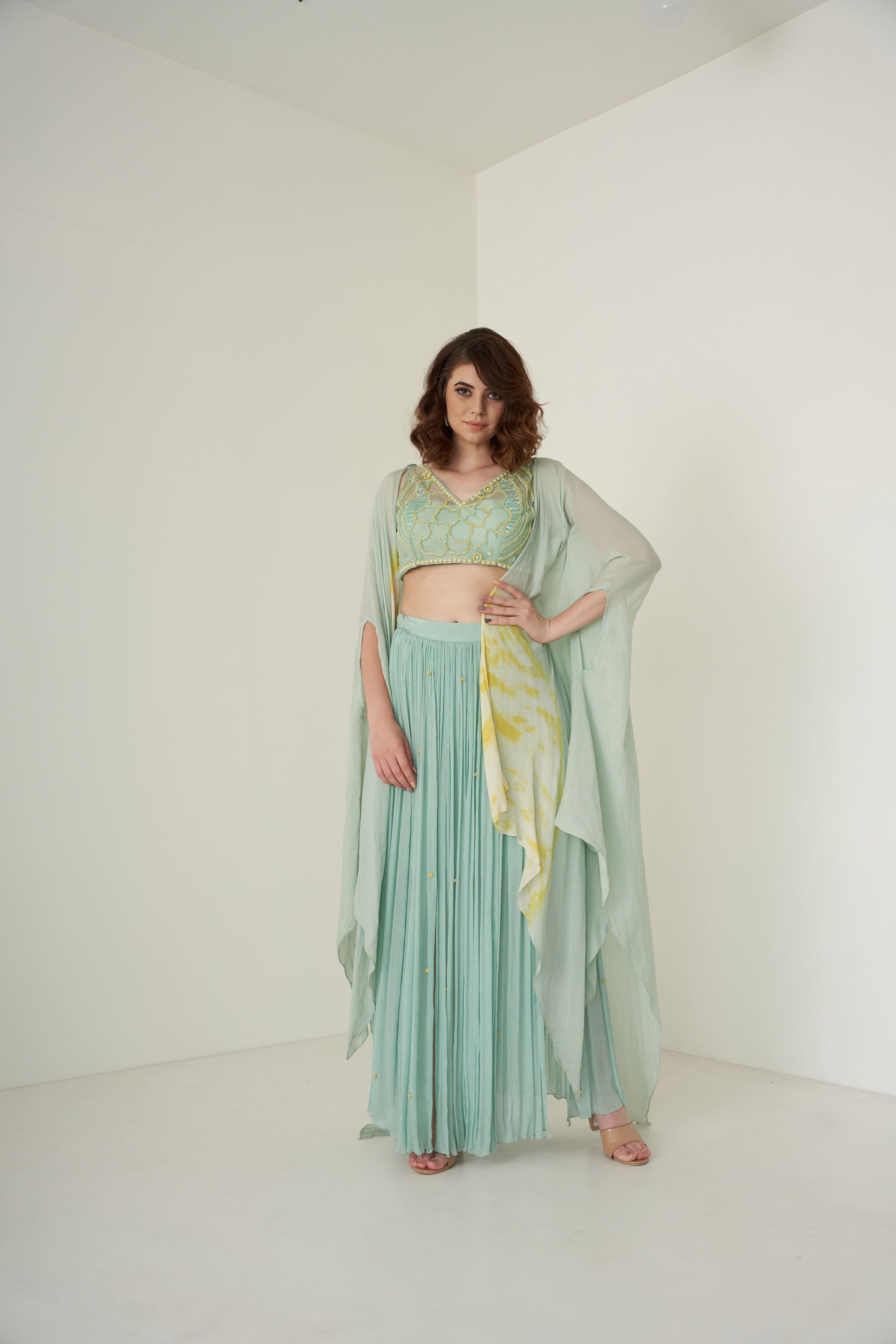 Blue Three-Piece Co-ord set