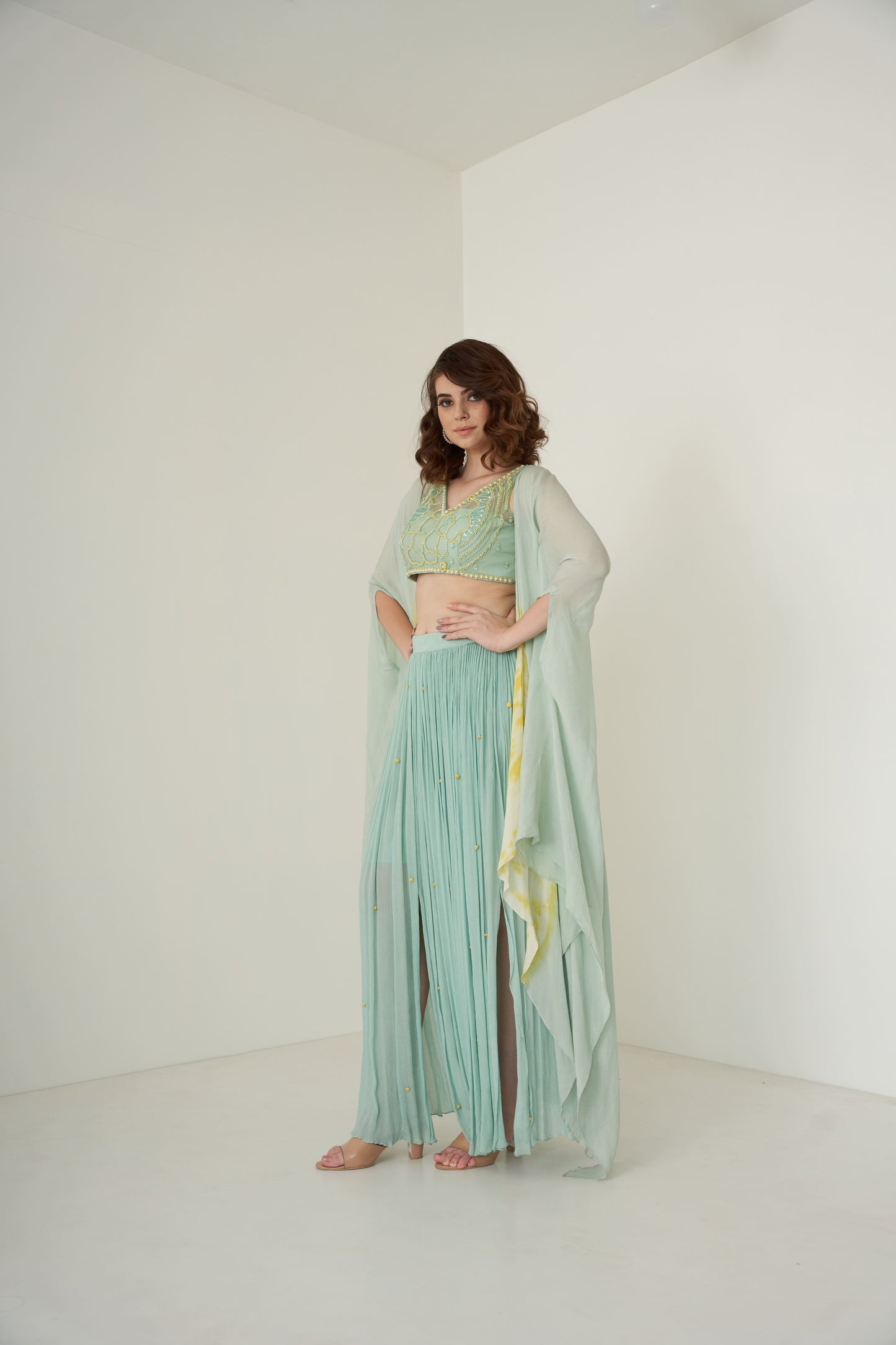 Blue Three-Piece Co-ord set