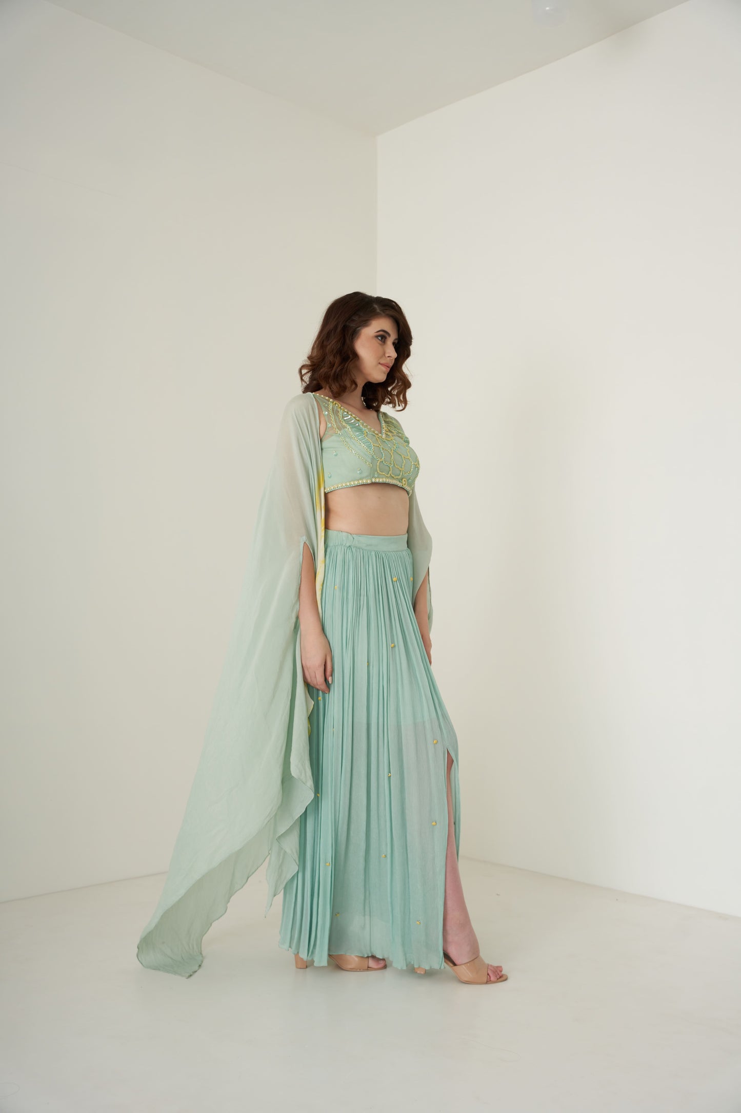 Blue Three-Piece Co-ord set