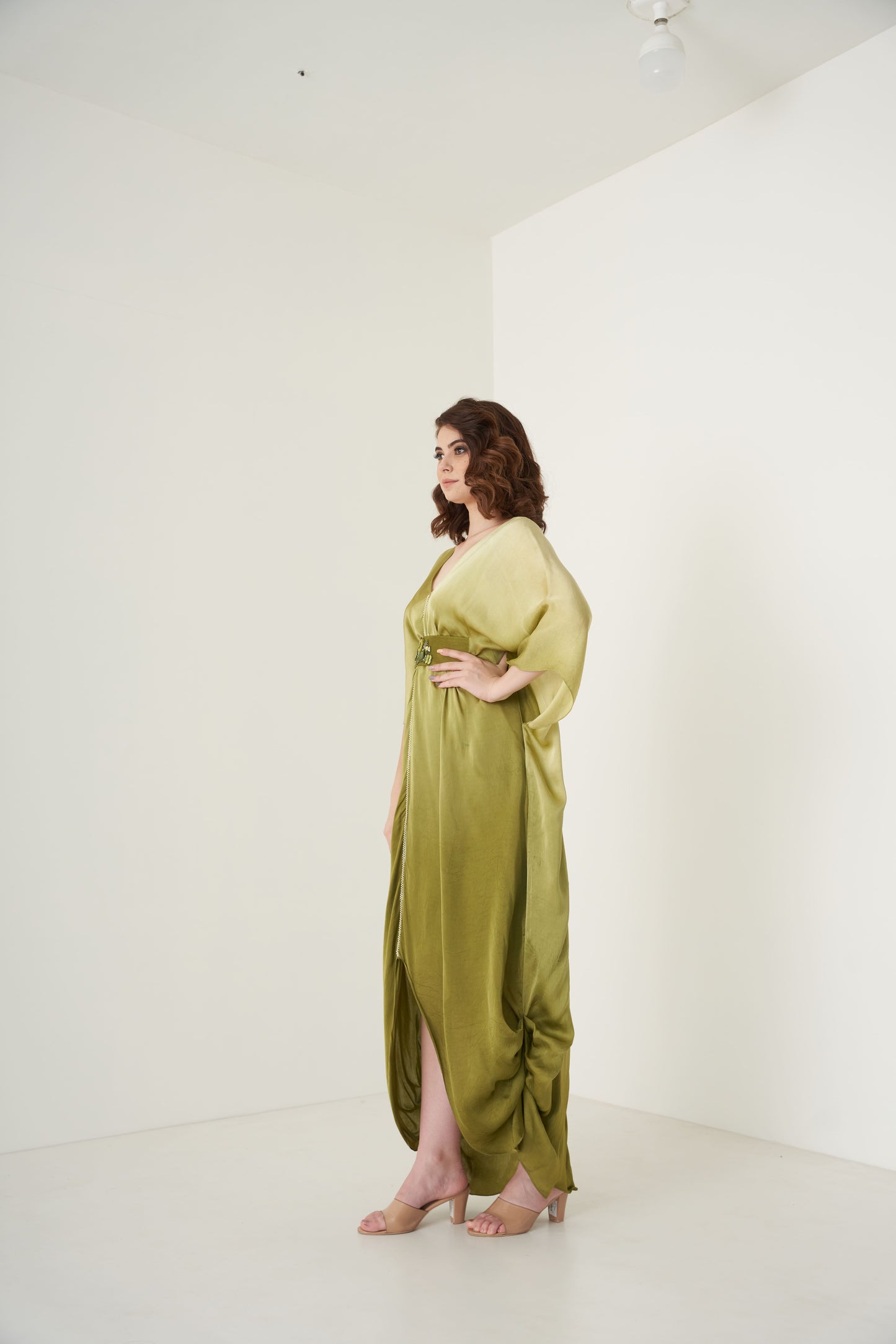 Green Ombre Shaded Kaftan