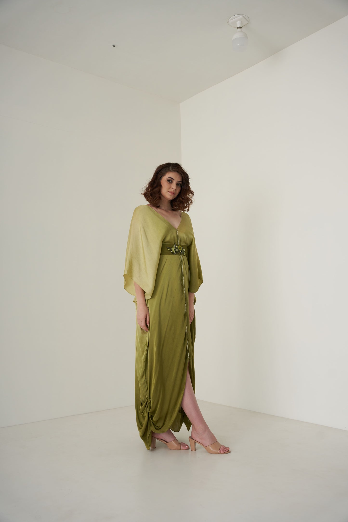 Green Ombre Shaded Kaftan