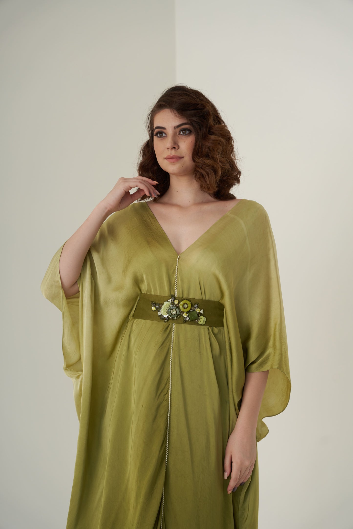 Green Ombre Shaded Kaftan