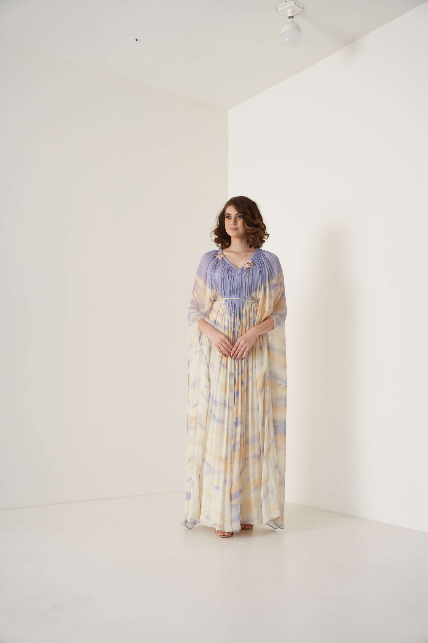 Tie and Dye Kaftan Set