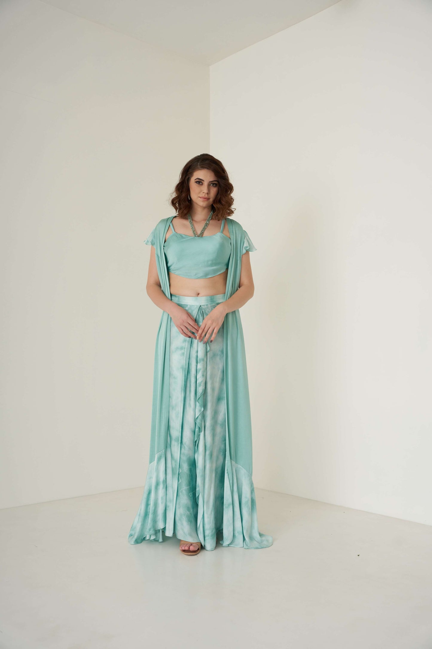 Aqua Tie and Dye Co-ord set