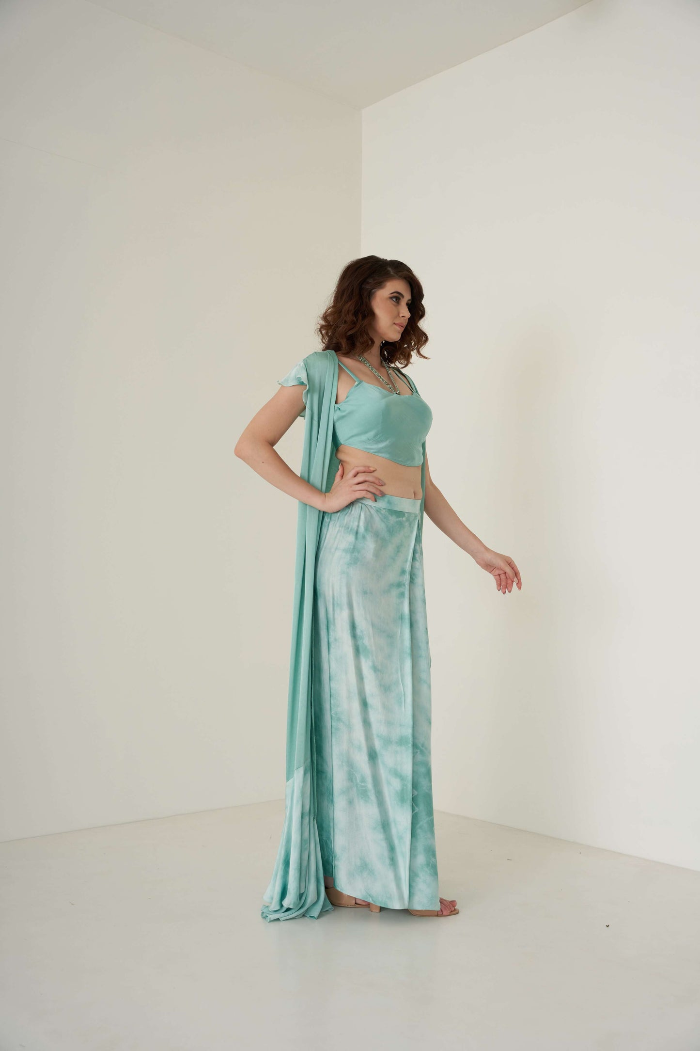 Aqua Tie and Dye Co-ord set