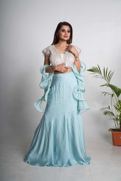 Fish cut skirt